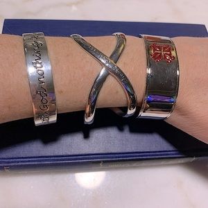 RUSTIC CUFF- motivational bracelets SILVER- for all